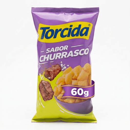 Torcida Brazilian Wheat Snacks - Churrasco/Brazilian BBQ (60g)