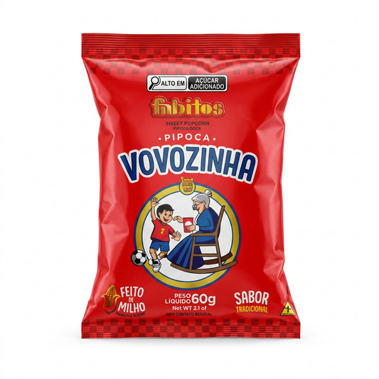 Vovozinha Pipoca Doçe/Sweet Popcorn (60g)