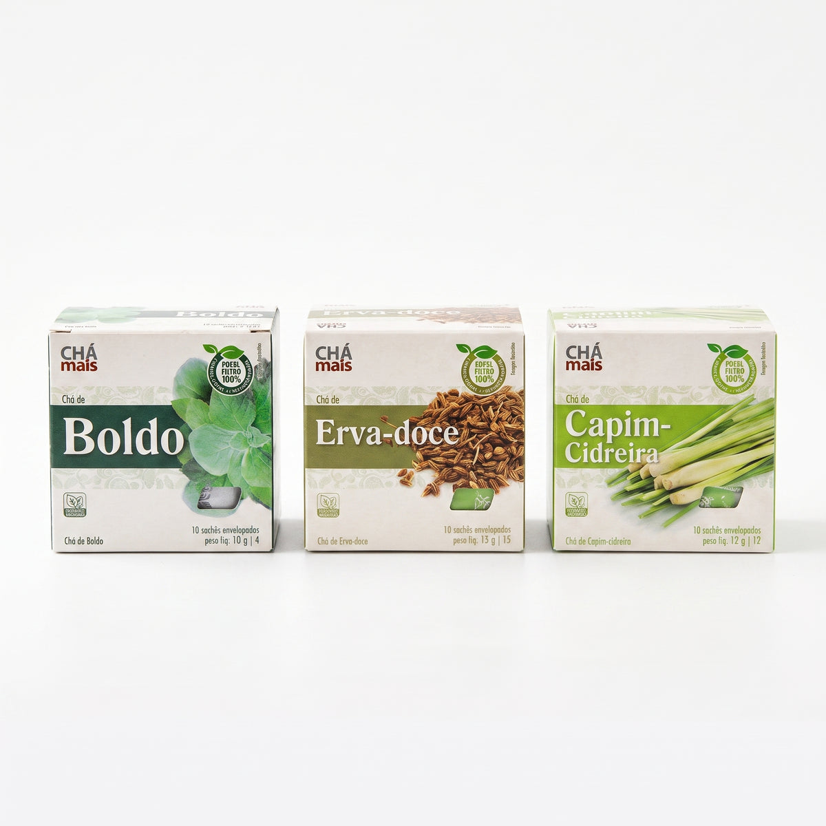 Chá Mais Brazilian Herbal Tea Box (10 Tea Bags)