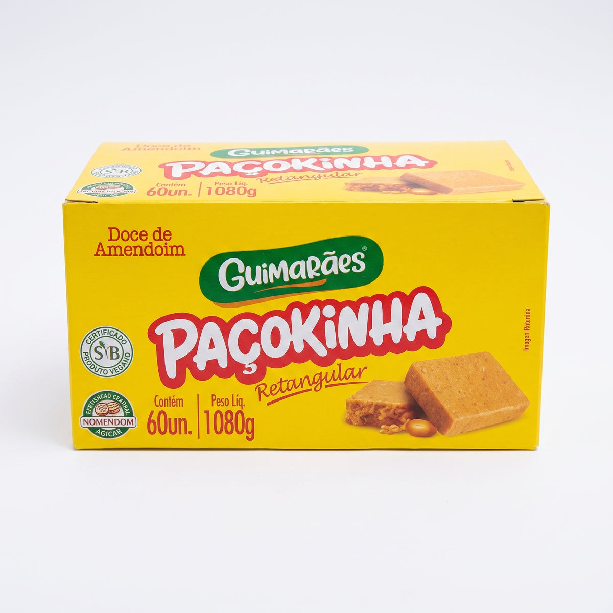 Paçokinha Guimaraes Doçe de Amedoim Peanut Candy (60pc)