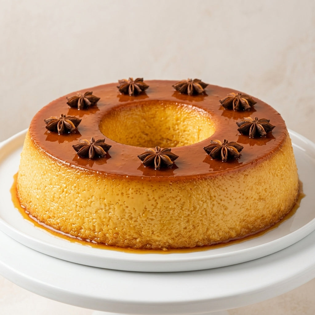Caramel Coconut & Prune Cake