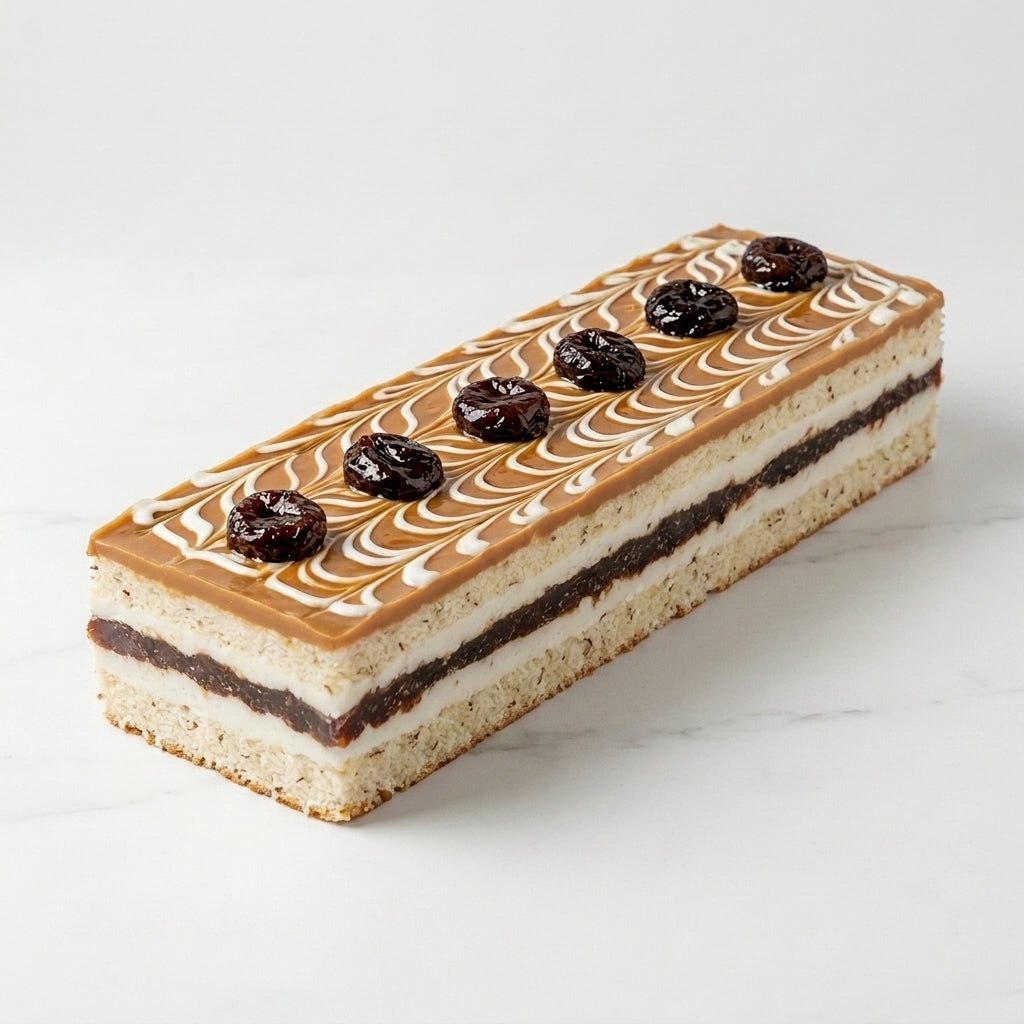 Caramel Coconut & Prune Cake (Bolo de Ameixa e Dulce de Leite e Coco)