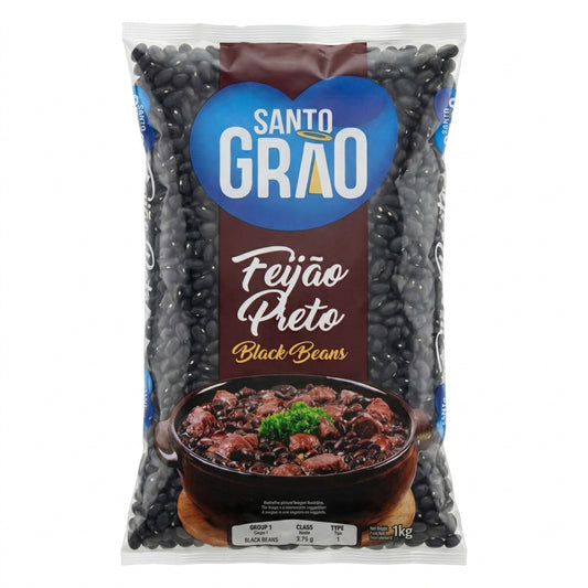 Feijao Preto Santo Grao Black Beans 1kg