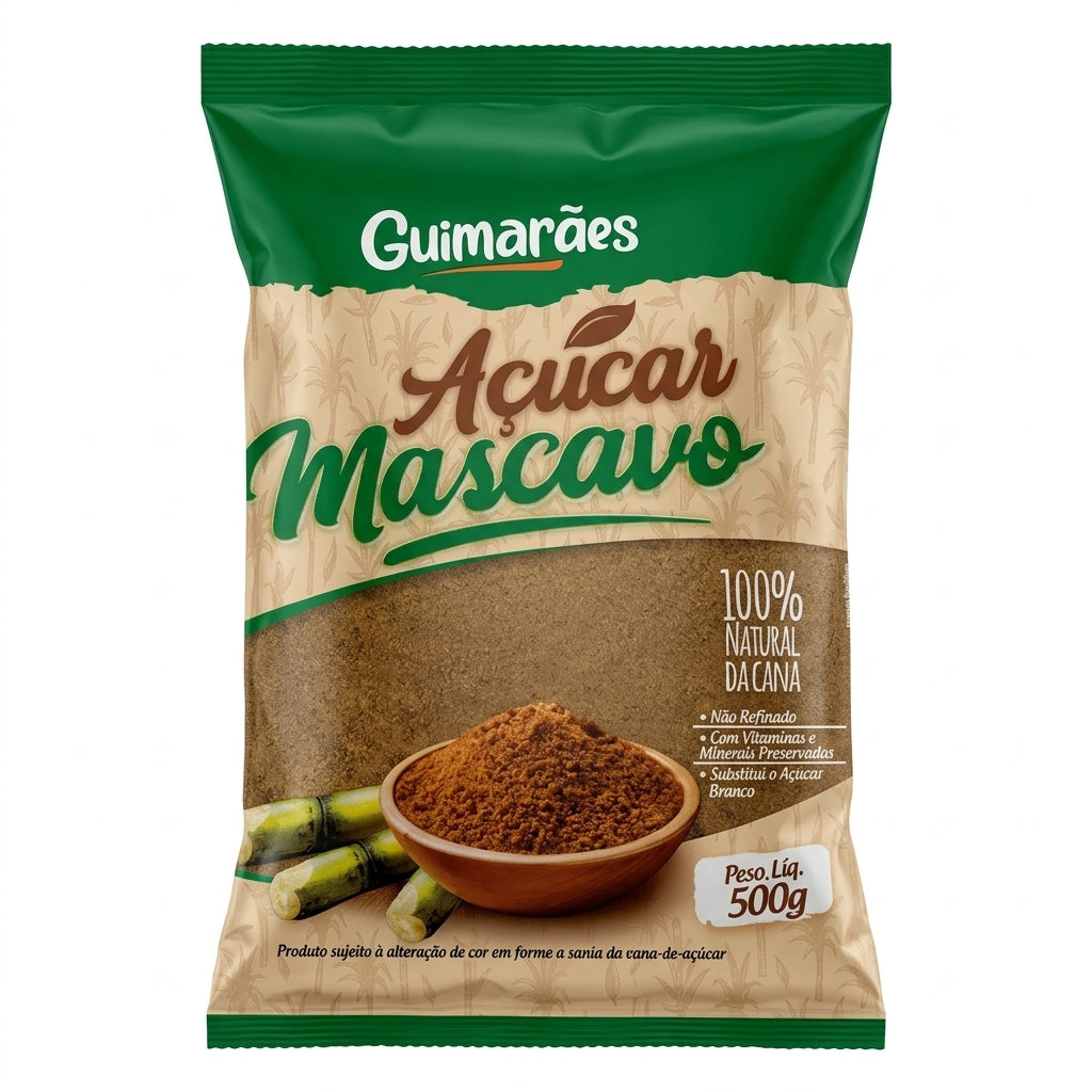 Açucar Mascavo Guimaraes Sugar 500g
