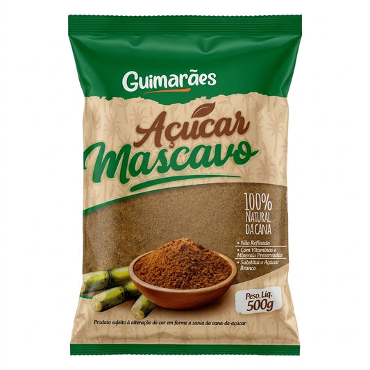 Açucar Mascavo Guimaraes Sugar 500g